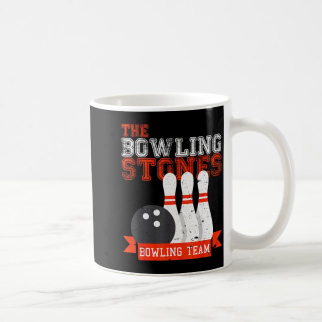 Taza De Café Funny Bowling Stones - Bowl Srts Team  (Derecha)