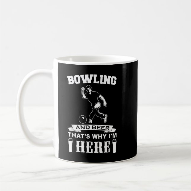 Taza De Café Funny Bowling Team T-Shirt Dad Bowft y Be (Izquierda)
