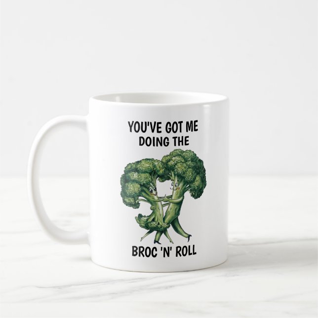 Taza De Café Funny Broccoli (Izquierda)