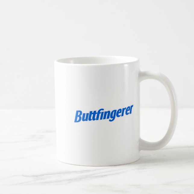 Taza De Café Funny Buttfingerer Tee Butt Fingerer Halloween Emb (Derecha)
