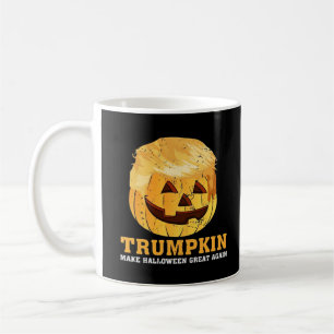 Taza De Café Funny Calabaza Trumpkin Halloween