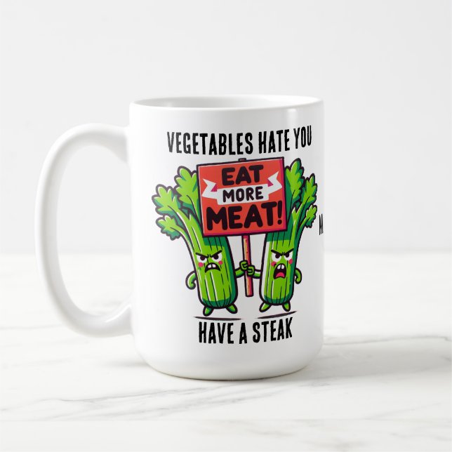 Taza De Café funny carnivore Mug (Izquierda)