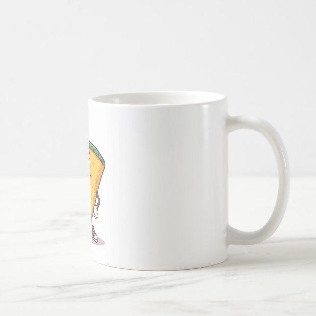 Taza De Café Funny Cartoon Character Holding a Phone – Coffee M (Derecha)