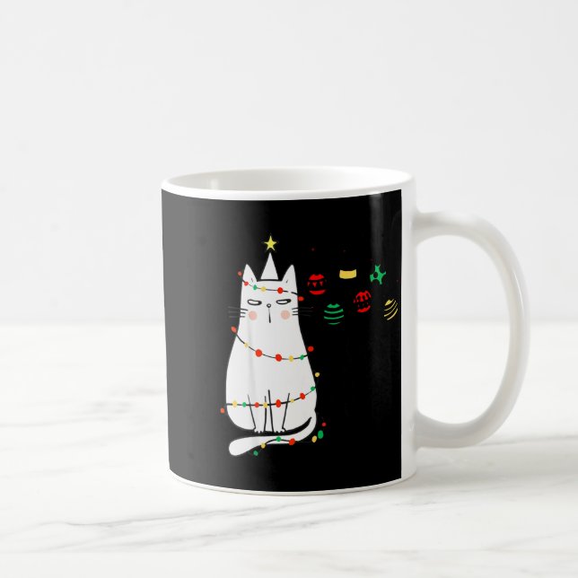 Taza De Café Funny Cat Ball Buster Christmas Humor  (Derecha)