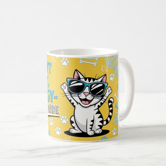 Taza De Café Funny Cat café cup Personalizado (Anverso derecho)