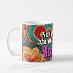 Taza De Café Funny Cat Lady Personalizar personaliza a Funky