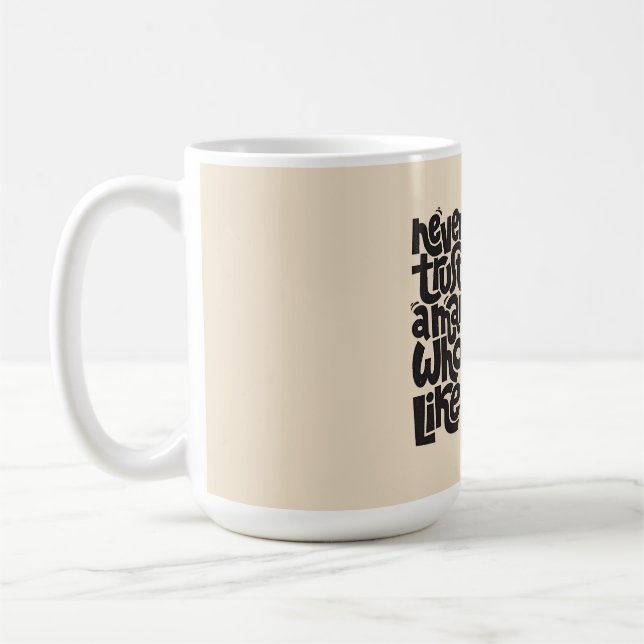 Taza De Café Funny Cat Lover Quote Design (Izquierda)