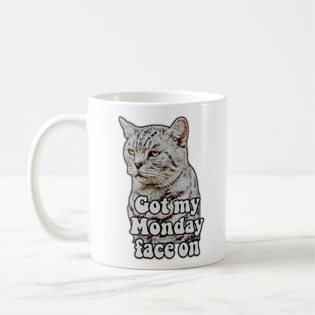 Taza De Café Funny cat meme for kitty lovers and cat lovers (Izquierda)
