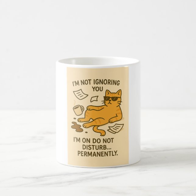 Taza De Café Funny cat mug (Centro)