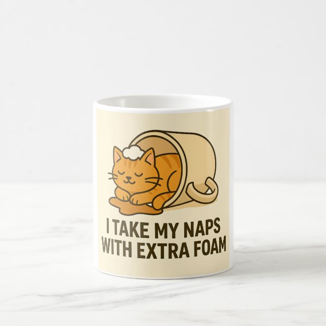 Taza De Café Funny cat mug  (Centro)