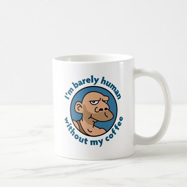 Taza De Café Funny Caveman (Derecha)