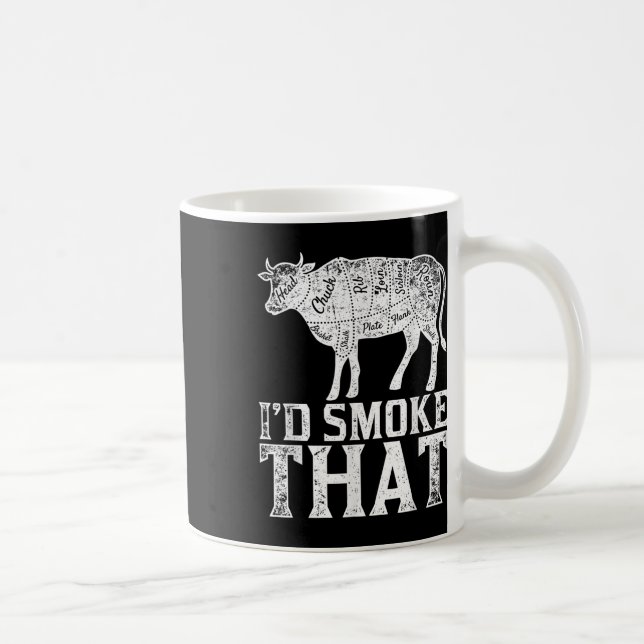 Taza De Café Funny Chef Bbq Grilling Steak Lover Gift Ba (Derecha)