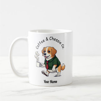 Taza De Café Funny Chesapeake Bay Ret dog Business Suit Coffee 