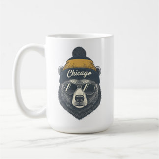 Taza De Café Funny Chicago Bear Beanie Coffee Mug for Fans
