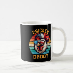 Taza De Café Funny Chicken Daddy Farmer 4 De Julio En Eeuu Inde