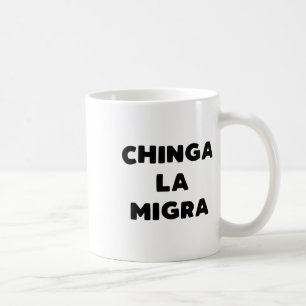 Taza De Café Funny Chinga La Migra Patrulla Fronteriza Mexicana