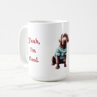 Funny Chocolate Lab en Navidades Sweater