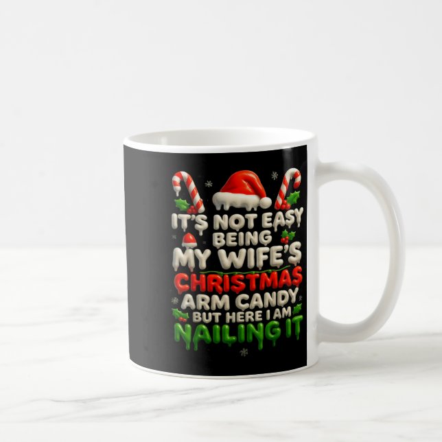 Taza De Café Funny Christmas Arm Candy Husband Holiday Couple H (Derecha)