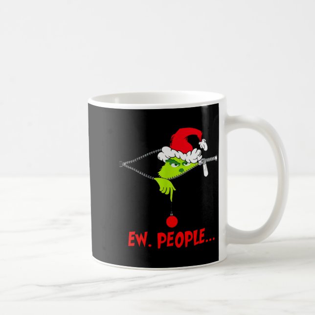 Taza De Café Funny Christmas Ew People Men Women Kid Boys Girls (Derecha)