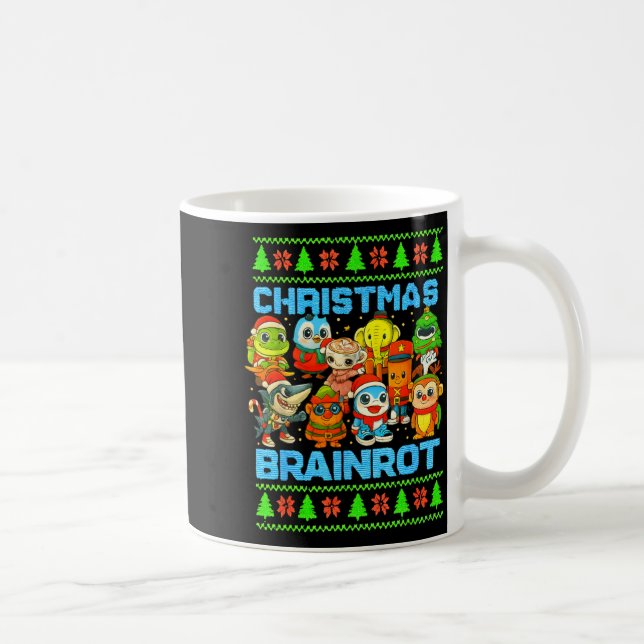 Taza De Café Funny Christmas Italian Brain Rot Italian Brainrot (Derecha)