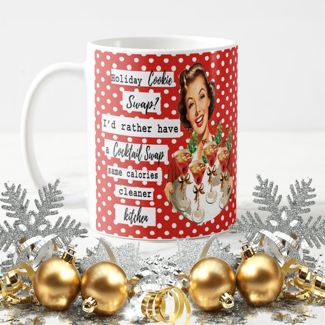 Taza De Café Funny Christmas Mug Best Friend "Cookie Swap" (Subido por el creador)