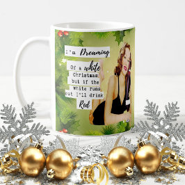 Taza De Café Funny Christmas Mug Best Friend "White Christmas"