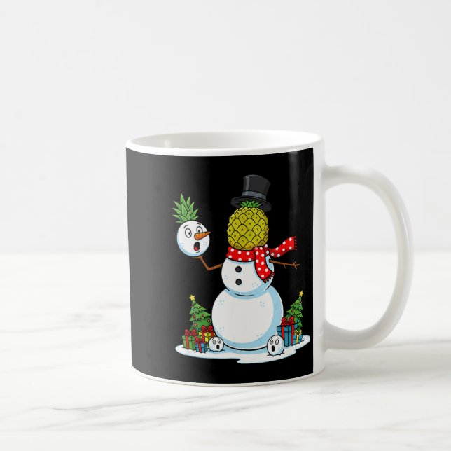 Taza De Café Funny Christmas Ne Snowman Xmas Mens Womens Kids  (Derecha)