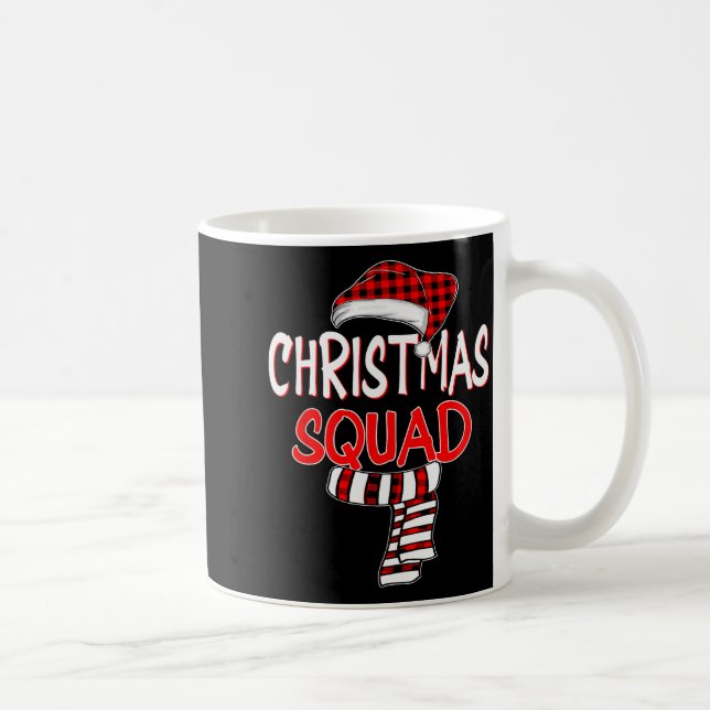 Taza De Café Funny Christmas Santa Claus Red Plaid Shirt, Chris (Derecha)