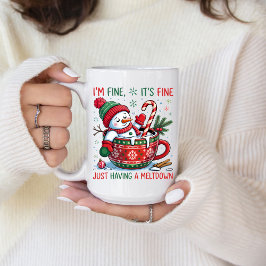 Taza De Café Funny Christmas Snowman Coffee Mug