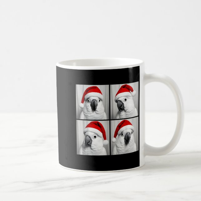 Taza De Café Funny Christmas Umbrella Atoo Santa Photo Booth Pa (Derecha)