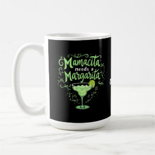 Taza De Café Funny Cinco De Mayo Mamacita Necesita Una Margarit