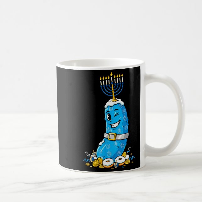 Taza De Café Funny Ckle Dreidel Menorah Hanukkah Kids Womens Me (Derecha)
