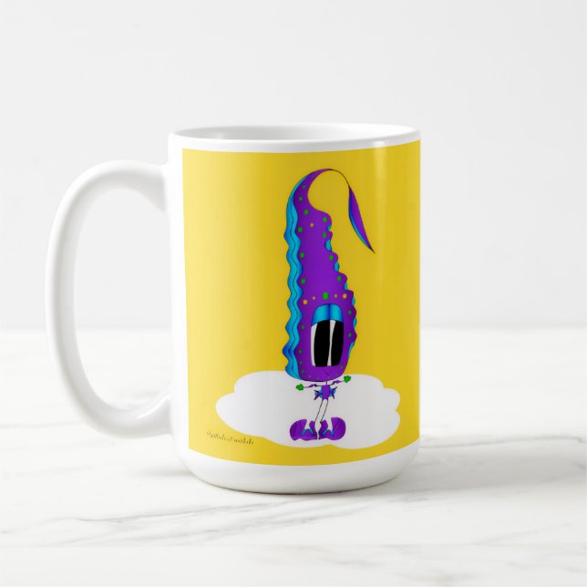 Taza De Café Funny, Colorful, Quirky, Cartoon Character (Izquierda)