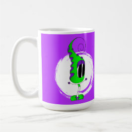 Taza De Café Funny, Colorful, Quirky, Cartoon Character