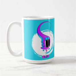 Taza De Café Funny, Colorful, Quirky, Cartoon Character