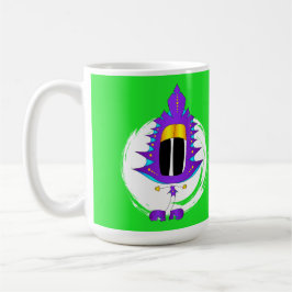 Taza De Café Funny, Colorful, Quirky, Cartoon Character Coffee