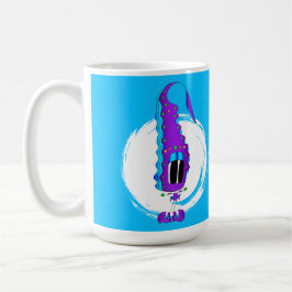 Taza De Café Funny, Colorful, Quirky, Cartoon Character Coffee
