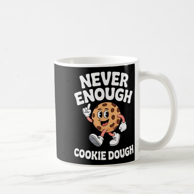 Taza De Café Funny Cookie Dough Retro  (Derecha)