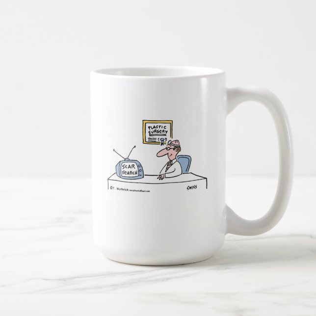 Taza De Café Funny Cosmetic Plastic Surgeon Personalizado (Derecha)