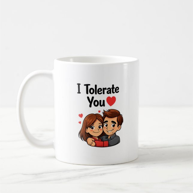 Taza De Café Funny Couple, Cute Love, Valentine’s Day Gift  (Izquierda)