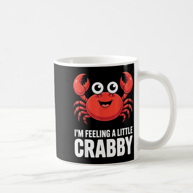 Taza De Café Funny Crab Costume For Men Women Crab Eating Fan C (Derecha)