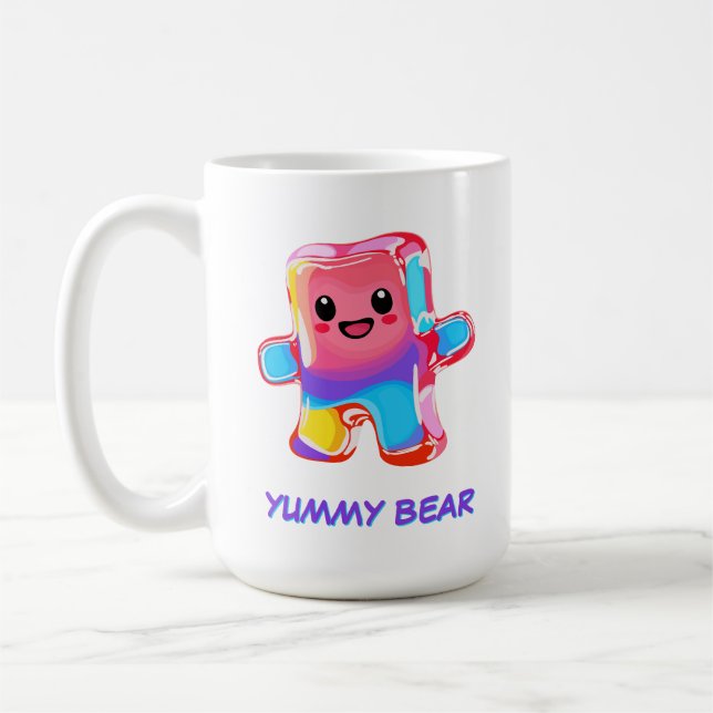 Taza De Café Funny Cute Candy Gimme Gummy Bear (Izquierda)