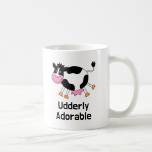 Taza De Café Funny Cute Cow Pun Personalizado Diseño