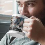 Taza De Café Funny Cute FUNCLE 2 Navidades del tío de la foto<br><div class="desc">Crea un regalo de mantenimiento para una tía divertida con este lindo y divertido collage de fotos de FUNCLE Coffee Mug. Simplemente sube dos fotografías de tu elección y edita texto para hacerlo personal y único.</div>
