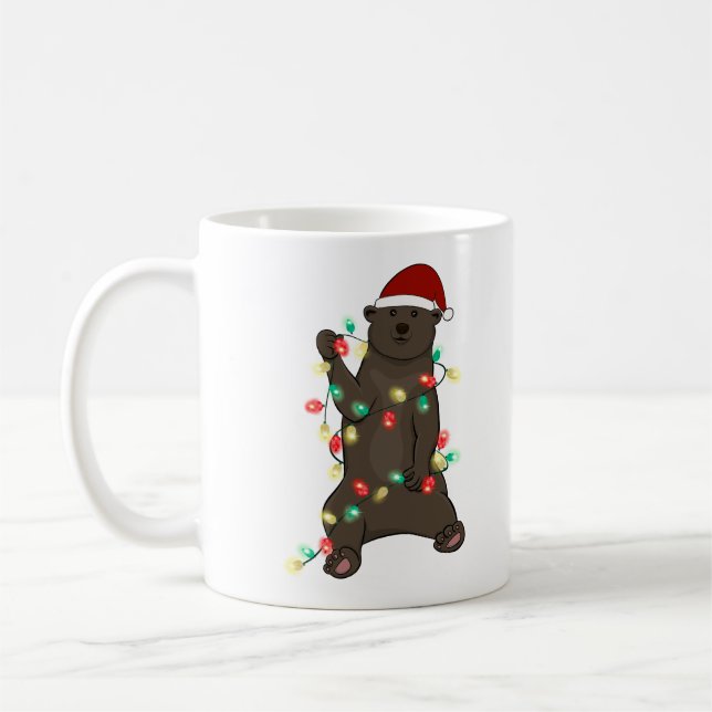 Taza De Café Funny Cute Navidades (Izquierda)