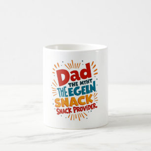 Taza De Café Funny Dad Coffee Mug - Snack Provider Legend Cup