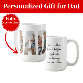 Taza De Café Funny Dad Mug – Fixer of Problems & King of Snacks