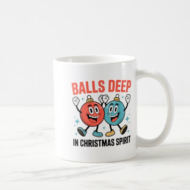 Taza De Café Funny Deep In Christmas Srit  (Derecha)