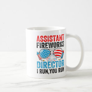 Taza De Café Funny Director De Istant Fuegos Artificiales El 4 