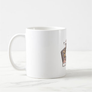 Taza De Café Funny DJ Scratch Cat On Turable